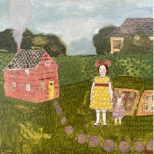 Hazel built her imaginary friend a cottage in the hopes that she would never leave by Amanda Blake