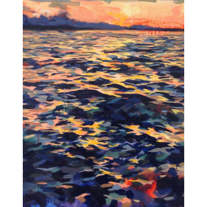 Sundown by Kelly Johnston - 8 x 10 inches