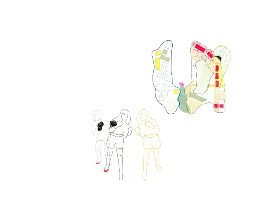 Mapping Boxers print by Alyson Fox