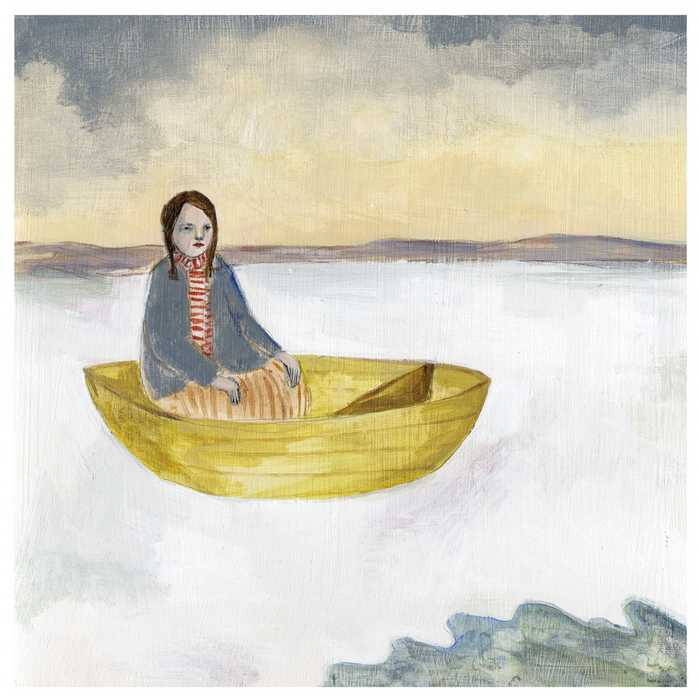 She waited for the ice to melt print by Amanda Blake