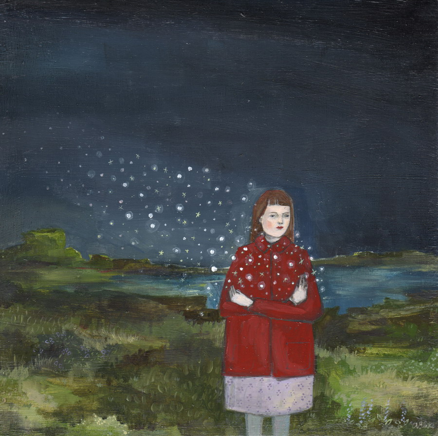 The stars were hers original painting by Amanda Blake