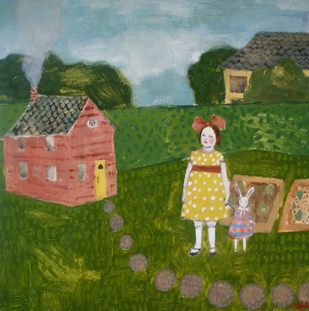 Hazel built her imaginary friend a cottage in the hopes that she would never leave by Amanda Blake