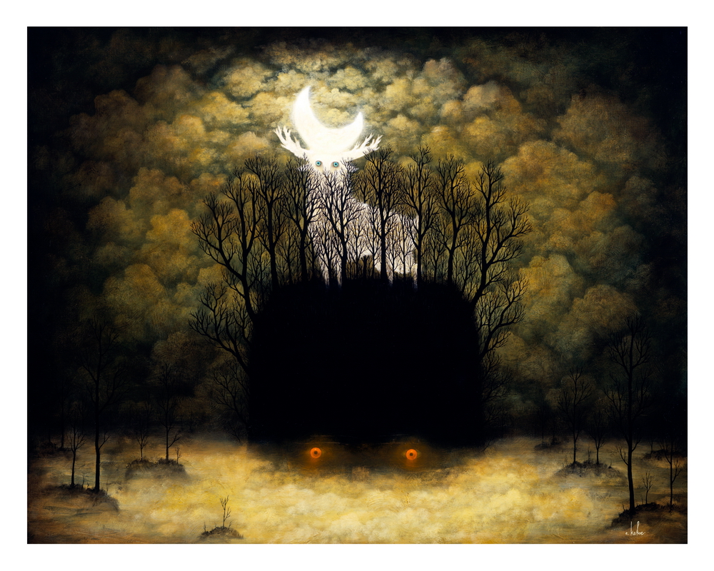 Dark and Light Radiate the Night print by Andy Kehoe