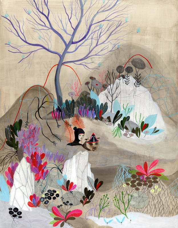 Snowmelt original painting by Betsy Walton