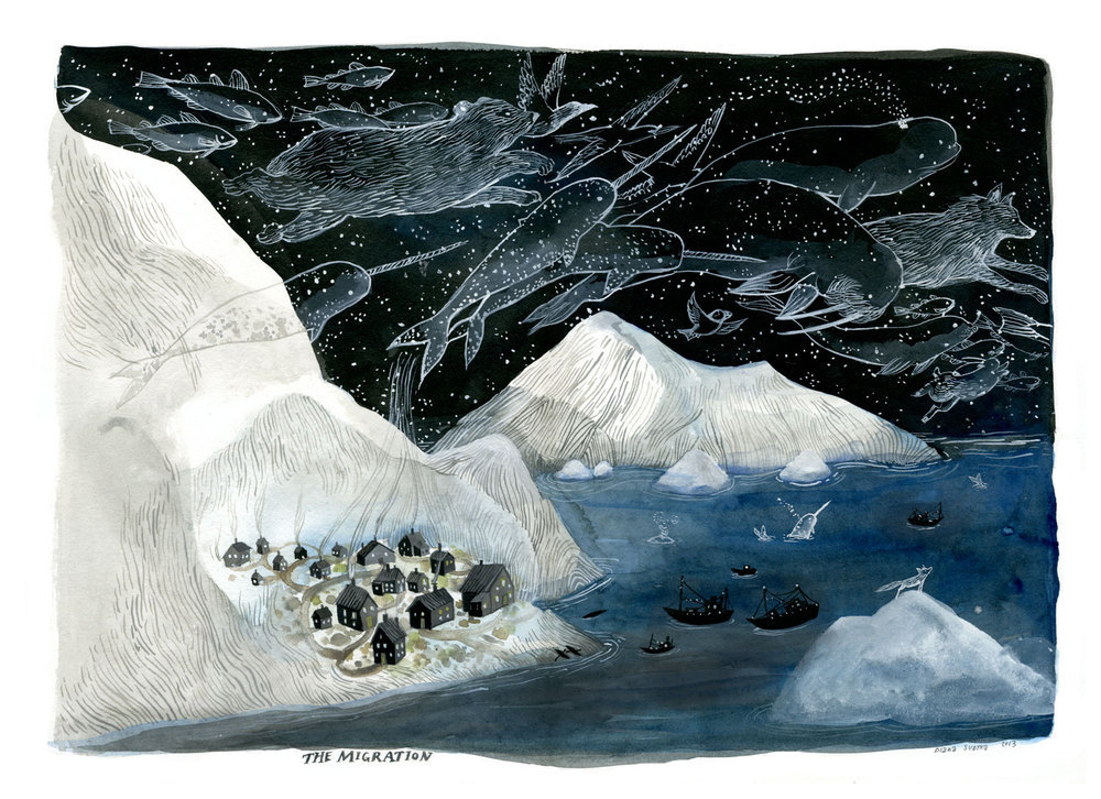 The Migration print by Diana Sudyka