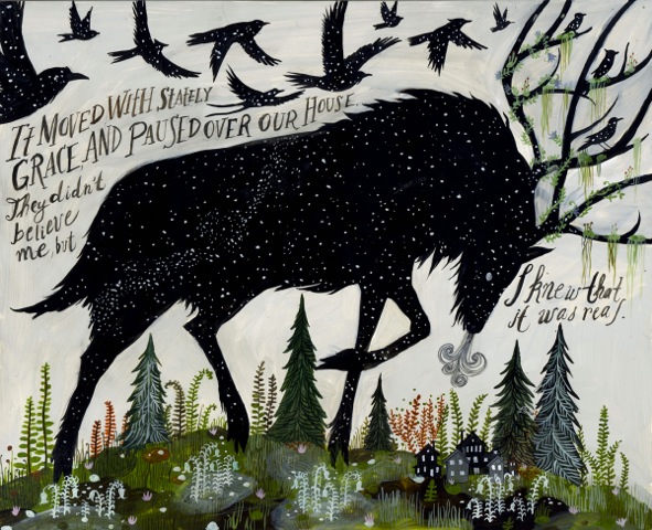 It Moved with Stately Grace original painting by Diana Sudyka