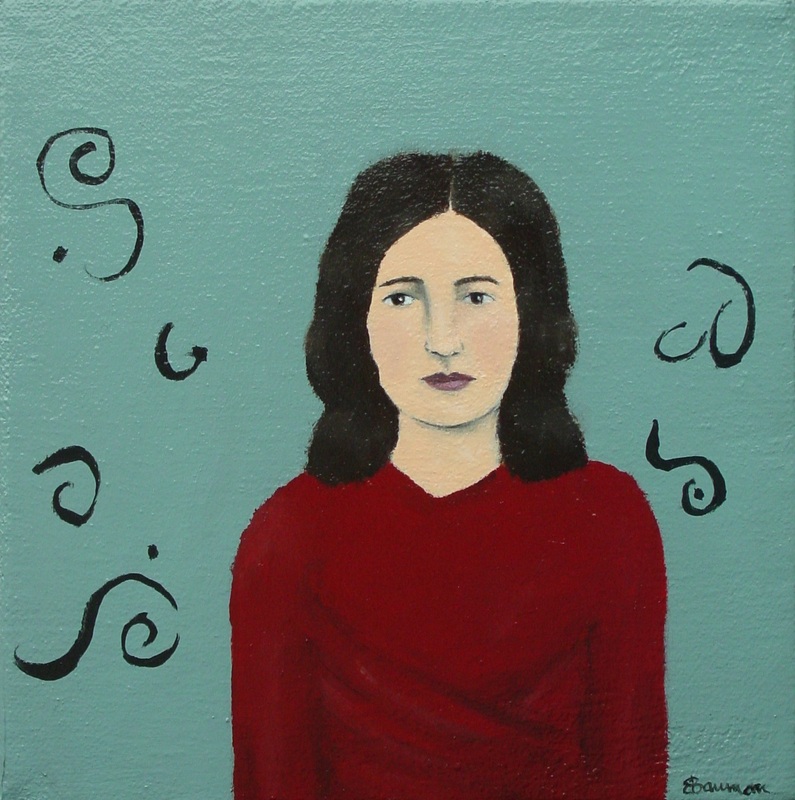 Lena original painting by Elizabeth Bauman