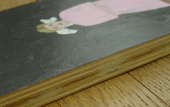 Lulas daughter Darthy original painting by Elizabeth Bauman