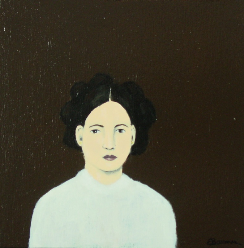 Lulu original painting by Elizabeth Bauman