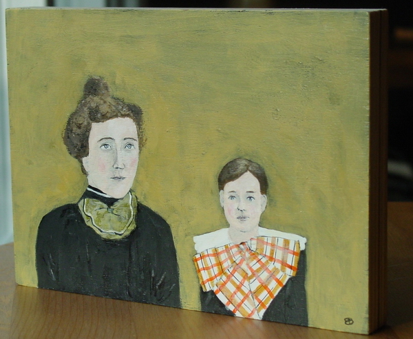 Magda and Clarence original painting by Elizabeth Bauman