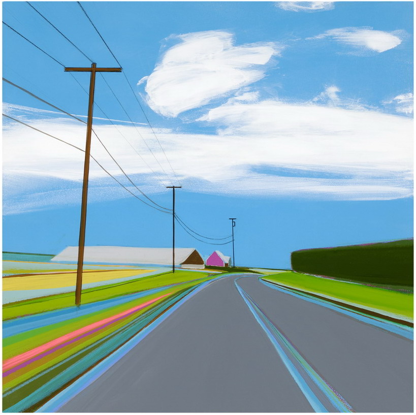 Head of Pond Road print by Grant Haffner