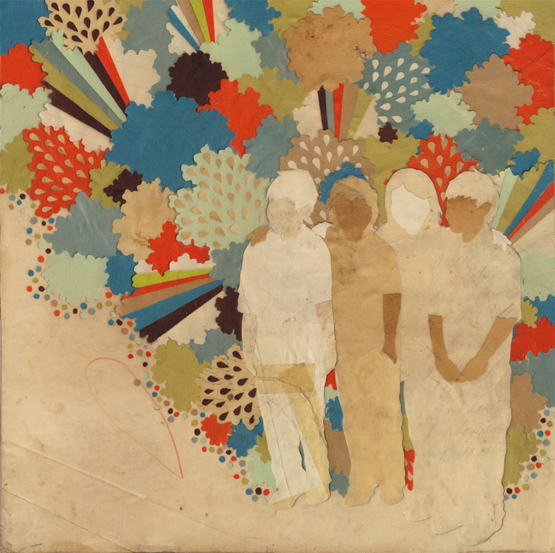 Clairaudient original collage by Hollie Chastain