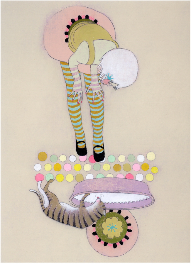 Upsidedown print by Jennifer Davis