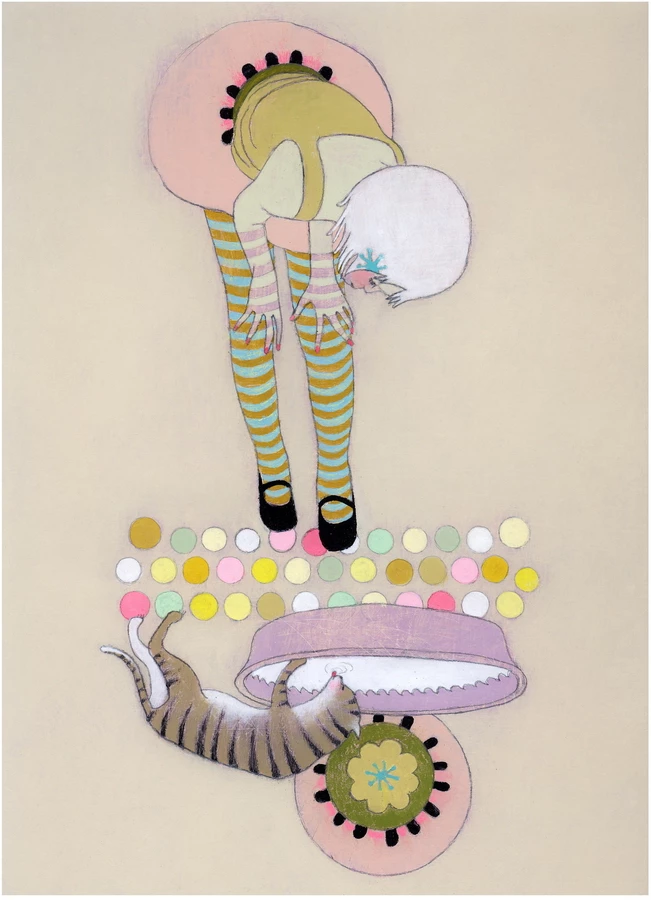 Upsidedown print by Jennifer Davis