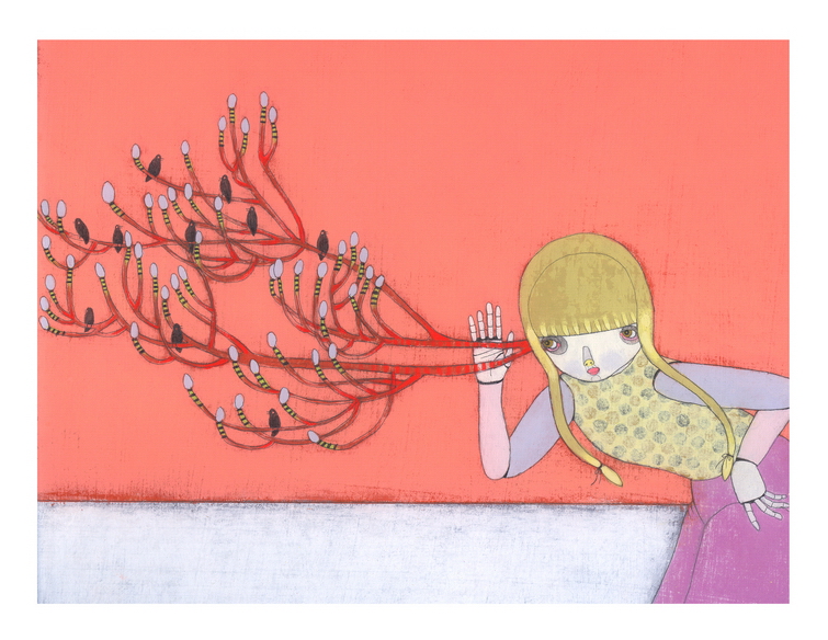 Listen print by Jennifer Davis