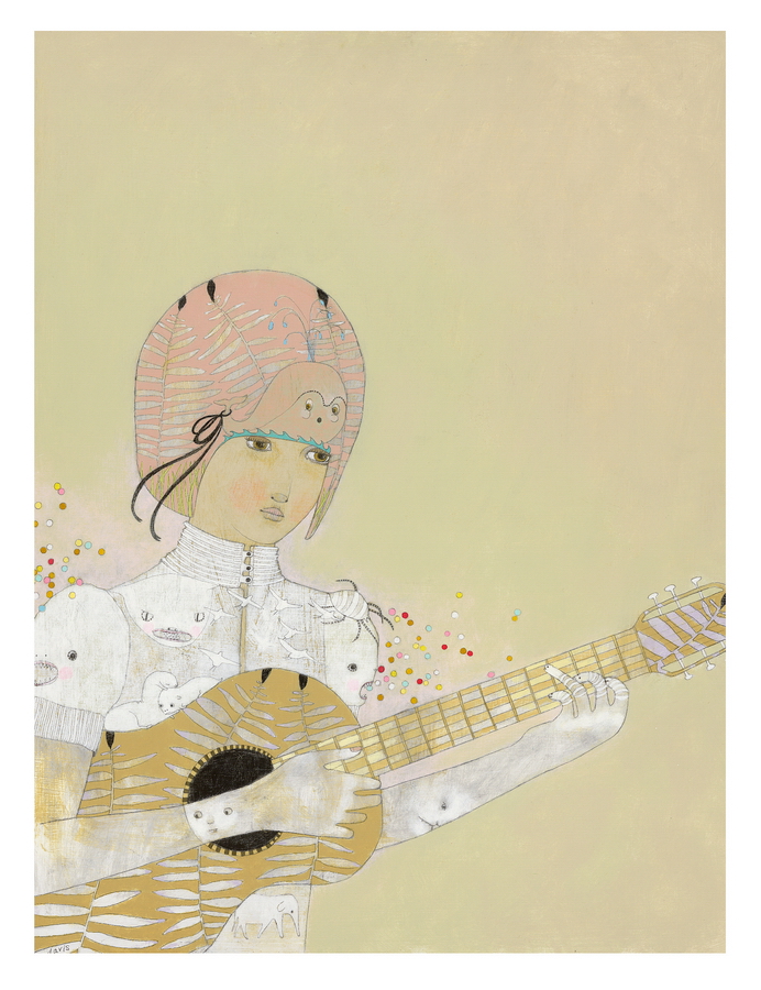 Refrain print by Jennifer Davis