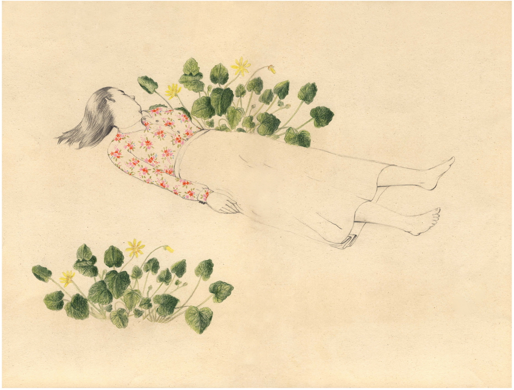 Sleeping print by Joanna Concejo