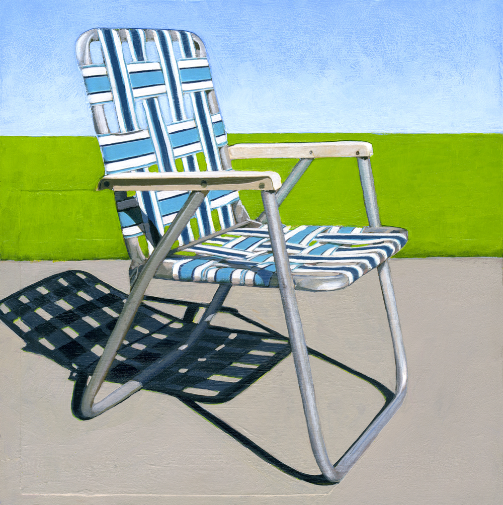 Chair in the Sun original painting by Leah Giberson