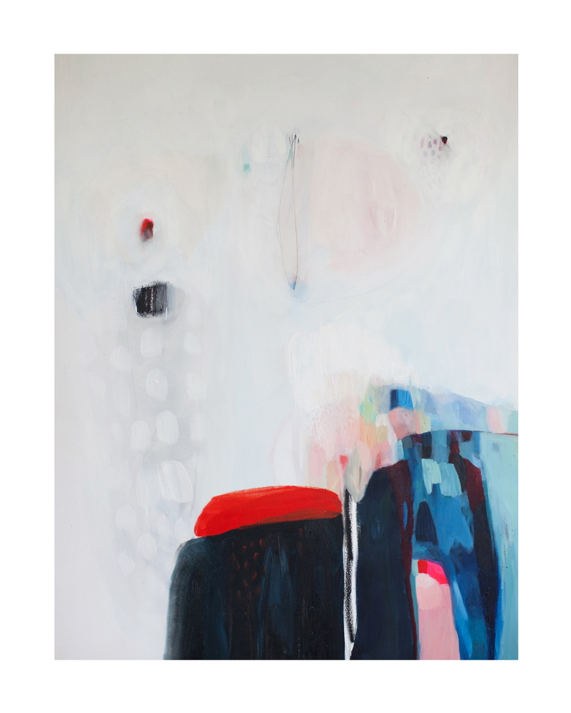 Red Lady Danger print by Lola Donoghue