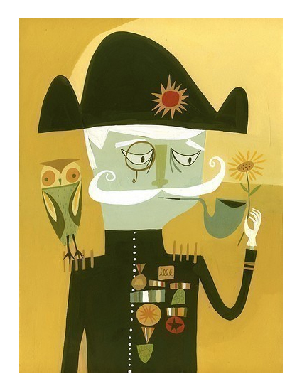 Lord Admiral Hiratio Byrd print by Matte Stephens