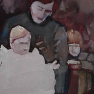 Family original painting by Ruth Shively