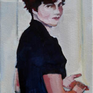 Velvet original painting by Ruth Shively