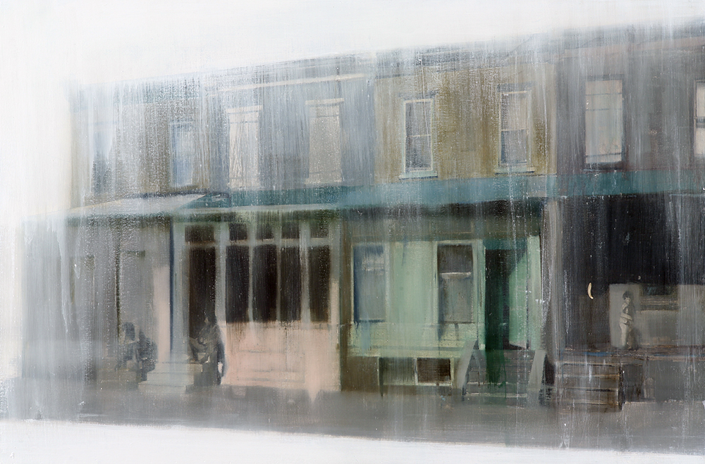 Waiting #104 original painting by Brett Amory