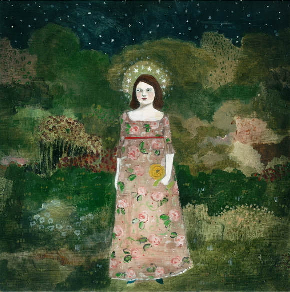 She saw through the night by the light from her crown of stars by Amanda Blake