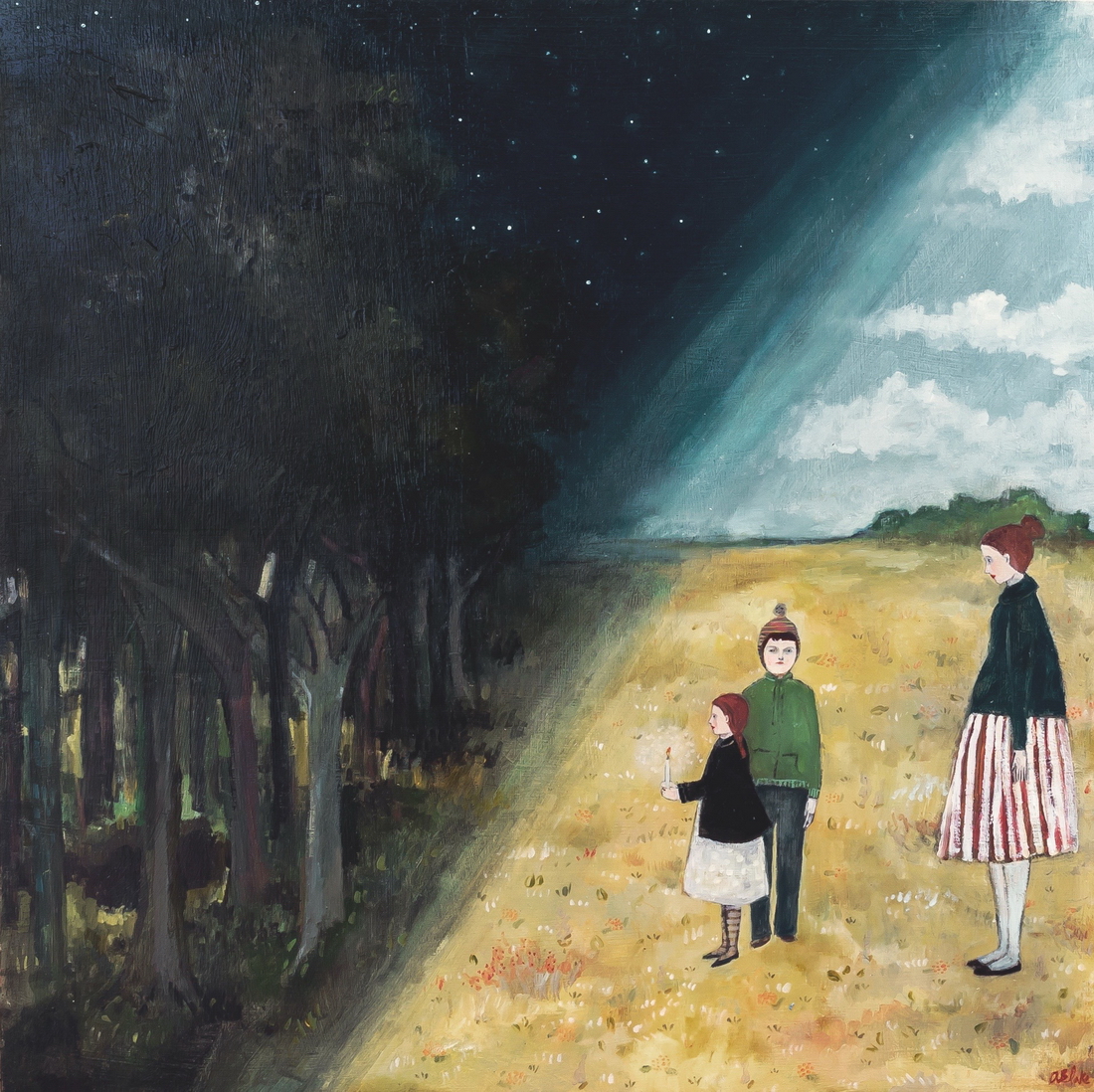 They would follow her into the night by Amanda Blake