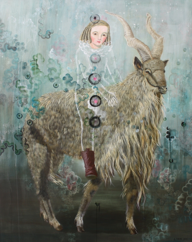 Markhor Goat by Anne Siems