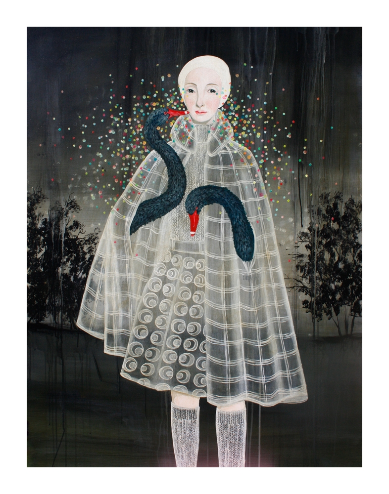 Winter Swans by Anne Siems