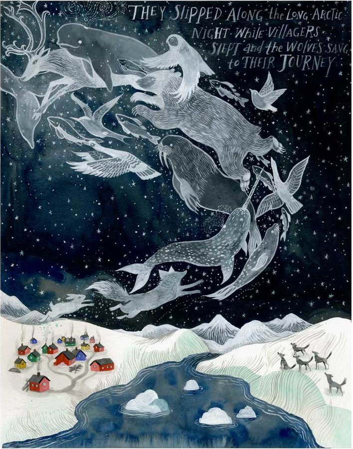 The Long Arctic Night by Diana Sudyka