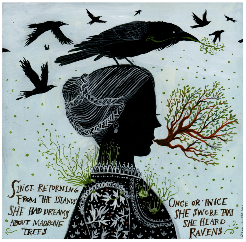 Madrones and Ravens by Diana Sudyka
