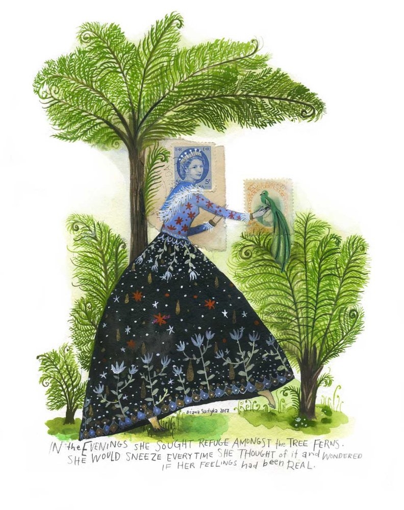 Tree Ferns by Diana Sudyka