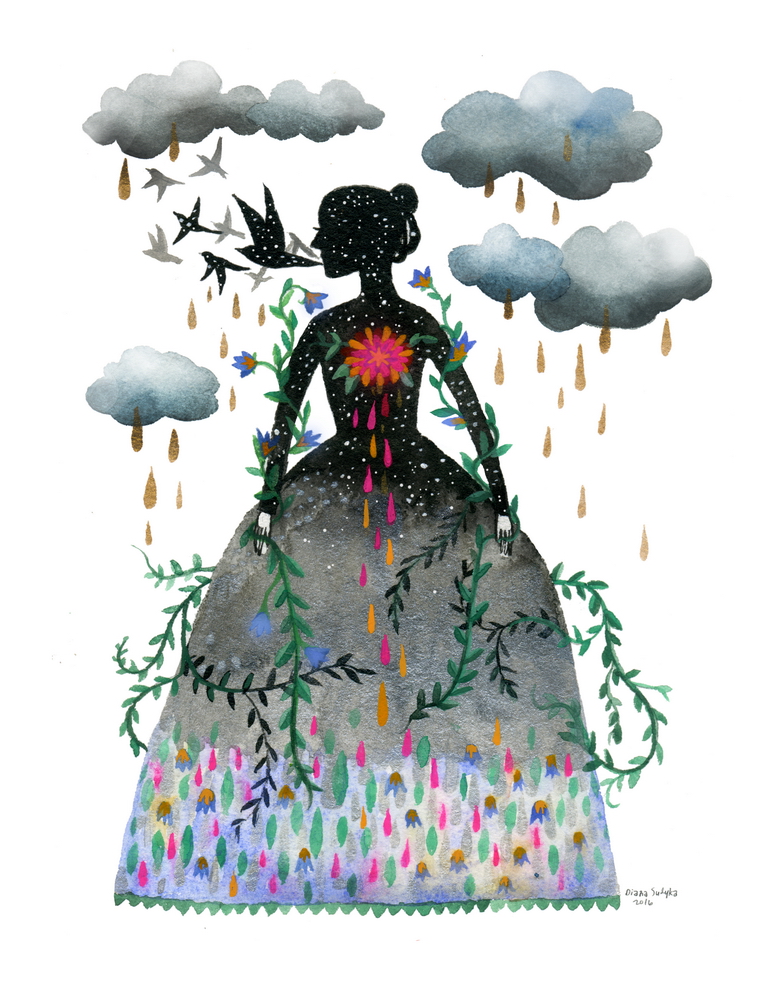 Petals and Rain by Diana Sudyka