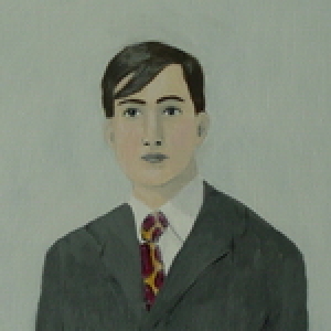 A man with strong eyes by Elizabeth Bauman