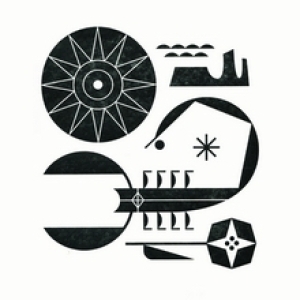 Scorpio letterpress print by Katie Kirk