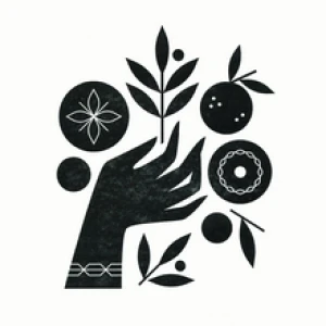 Virgo letterpress print by Katie Kirk