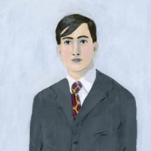 A man with strong eyes by Elizabeth Bauman