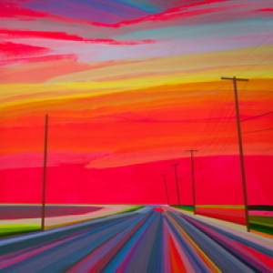 Sunset on Long Beach by Grant Haffner