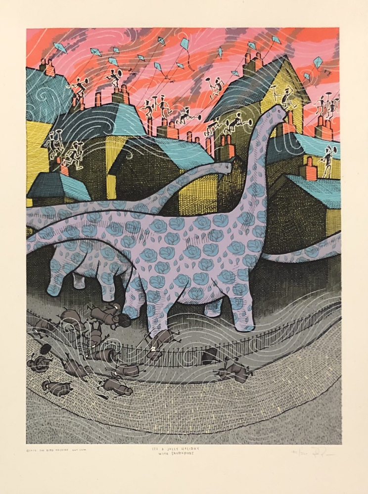 It's a jolly holiday with Sauropods by Jay Ryan