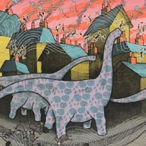 It's a jolly holiday with Sauropods by Jay Ryan