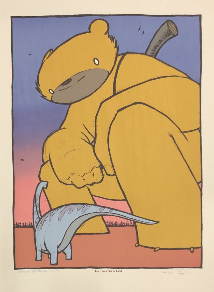 Paul Bunyan and Babe by Jay Ryan