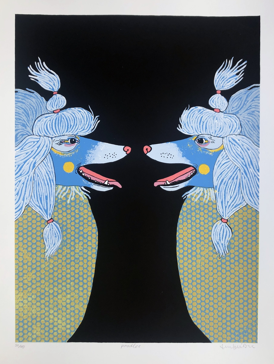 Poodles by Jennifer Davis