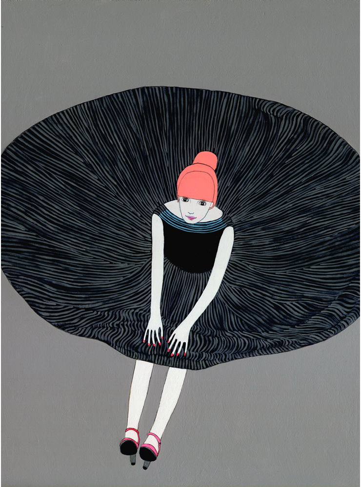 Party Dress print by Jennifer Davis