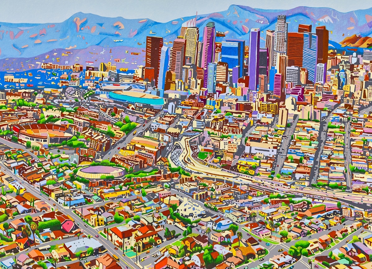 Los Angeles Skyline by Susan Logoreci