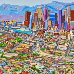 Los Angeles Skyline by Susan Logoreci