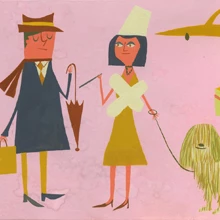 Shopping original painting by Matte Stephens