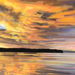 Apricot Glow by Kelly Johnston