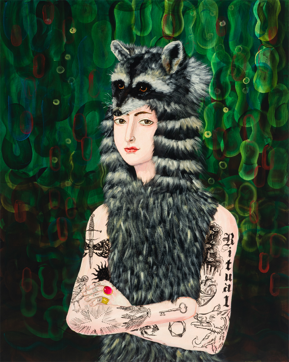 Racoon Ritual by Anne Siems